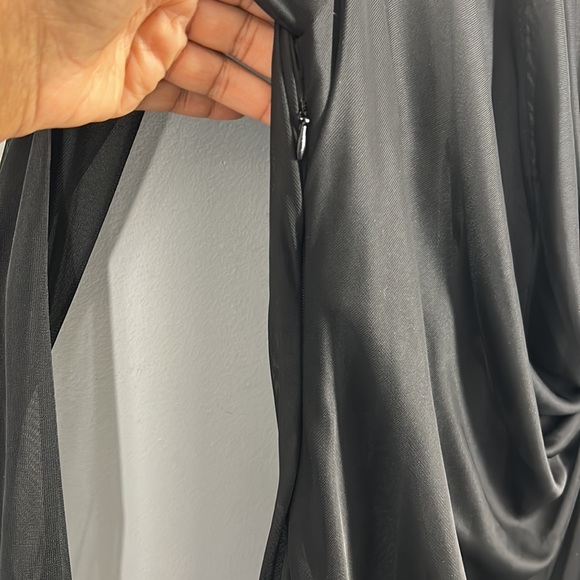 Stacey Adams Long Sleeve Women’s Evening Dress Size 12 Black - Picture 5 of 10